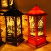 Party Decoration Eid Al Adha Gift Ramadan ledde Lantern med ljusdekoratins Arab Muslim Mubarak Festival Decor for Home