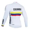2024 Colombia Winter Cycling Jackets Fleece Cycling Jersey Man Long Sleeve MTB Bicycle Clothing Thermal Bike Wear Invierno Maillot Ropa Ciclismo