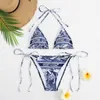 2022 Wholesale Underwear Swimsuit Designers Bikinis Women Sexy Famous Printed Letters Two Piece Set Summer Bathing Suit