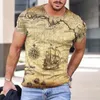 Men's Plus Tees & Polos T-Shirts Summer Male Of Large Sizes Vintage Loose Clothing Short Fashion America Printed Letters The Red