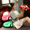 30-45см милые 4 цвета мультипликационная модель мультипликационная модель фаршированные плюшевые игрушки детские мальчики подарок подарки по подушке с подушкой в ​​форме автомобиля Каваи