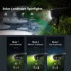 Lampada solare a LED per esterni impermeabile senza fili paesaggio solare punti Pir sensore di movimento lampione per la decorazione del giardino J220531