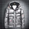 Men's Down & Parkas Light Face Thick Warm Men Winter Solid Color Hooded Parka Outwear Windbreaker Zipper Tops Fashion Large Size M-8XLMen's