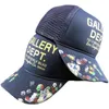 Graffiti Gary Gp Dept Hat Mesh Truck Truck Hat Hat Casual Letter Baseball Cap dla mężczyzn i kobiet XFKI OPE8795386