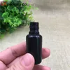 1500 pièces 10 ML 0.35 OZ plastique noir vide petites bouteilles gouttes petite Essence parfum liquide conteneurs cosmétiques