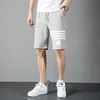 Märke sommarmän s casual sweatpants fasta shorts high street byxor joggar överdimensionerade kvalitet bomullsbyxor 4xl 220621