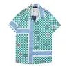 Camicie casual da uomo Designer 22ss Luxury Mens print bowling Hawaii Floral Men Slim Fit Camicia a maniche corte FHJ6