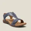 Sandalet Yaz Avrupa ve Amerikalı Kadınlar Tamam düz düz renk rahat 3052Sandalssandals