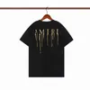 Tshirt Designer Amiiriis maglietta a maniche corta da uomo da uomo stampato hip hop hop high street t e0lg