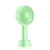 Summer new handheld electric fans batteries Portable desktop handheld USB rechargeable three speed wind mini fan