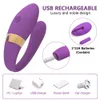 G Spot U Silicone Stimulator USB Rechargeable Dildo Wireless Vibrator 10 Modes Double Vibrators sexy Toy For Woman Beauty Items