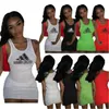 Été femmes robes de créateurs mode Mini vêtements une pièce de haute qualité élégant luxe mode lettre imprimer Street Wear K209