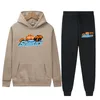 Eşofman Menwomen 16 renk sıcaklık 2 adet Set Gevşek kapüşonlu sweatshirtpants Suit Hoody Sportswear Hip Hop Çift Kıyafet 220815
