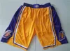 Heren Sport Jamal Murray Basketbalshorts CJ McCollum Joggingbroek Elastische taille Trae Young Wear Hip Pop Trekkoord Broek Rood Zwart Wit Blauw Geel Paars Stitch