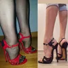 Hey Si Mey 14cm 하이힐 여성 샌드 샌들 패션 고품질 샌들 페티쉬 발 뒤꿈치 여름 신발 여자 파티 사무실 웨딩 신발 210226