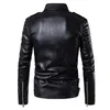 Motorrad Pilot Leder Jacke Mode Marke männer Designer Punk Wind Oblique Zipper Design Mantel 220727