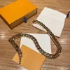 new Fashion Men 316L Collana in acciaio al titanio CATENA LINK PATCH Incisione Fiore a quattro foglie Smalto colorato Oro 18 carati Bracciali spessi Gioielli