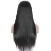 30 بوصة طويلة مستقيمة برازيلية رمي الشعر ترابط شعر مستعار الشفافة الدانتيل الفرنسي كل الألوان