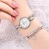 Wristwatches 2022 Small Dial Diamond Bracelet Watches Han Edition Contracted Fashion Female Student Girlfriends Hand Chain Quartz Watch Hect