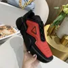 2022 women men triangle logo sneaker dad shoe Irregular thick sole non-slip lace-up breathable sneakers retro casual multicolor designer shoes 39-45