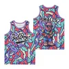 Filmfilm Bad Boy 72 Biggie Smalls Badboy Basketball Jersey Mannen allemaal genaaid hiphop voor sportfans Team kleur zwart geel bruin camo hiphop universiteit ademende universiteit