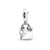 Ny 925 Sterling Silver Silver Fashion Bag Collection Pendant Amulet för Pandora Original Ladies Jewelry Armband DIY Vackert Made