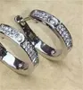 Sieraden 316L roestvrijstalen liefdesreuzen met volle diamant voor moeder en dames oorbel sieraden voor geliefden paar ring voor cadeau