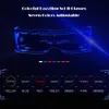 LED Luminous Visor Glasses Acessórios DJ Futuristic 7 Cores Light Up Cool Neon Shine Goggles Cyberpunk Halloween Carnival Decorativo Props Supplies de festa