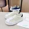 Designer Classic Shell -tenen Casual canvas schoenen mode comfort dikke bodem bord schoen mannen vrouwen buiten vrije tijd vintage platform sneakers