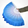 5 färger kinesiska silke handfläkt mag dansfest korta fans scenprestanda fans rekvisita