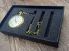Pocket horloges hoogwaardige heren 5 Hands Copper Case Militair automatisch horloge Mechanische geschenkdoos Londen Londen