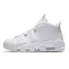 More Uptempos basketball shoes for mens womens up tempos scottie pippen Triple Black University Blue trainers sports sneakers runners