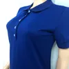 Womens Designer Crocodile Polo Dress Embroidery Decoration Casual Summer Lapel Neck a Line P1v557