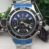 1Tot 1Tot Old Brand New Arrival Quartz Chronograph Chronograph Men's Wristwatch SuperoCean A17384 Numéro de cadran noir Cécher