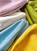 SuyaDream Women Solid T shirts Silk Cotton Blend Plain O neck Short Sleeved Tee Summer Candy Colors Basic Cozy Top 220407