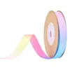 Colorido Rainbow Color Ribbon Party Decoration Roll Fabric Rolls Rolls Craft Decorative for Floral Bouquet Gift Bows Wedding 10 Yards Pack de 10 1221853