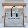2022 Trend w modzie torebki damskie Rive Gauche Tote torba na zakupy torebki damskie Top pościel duże torby plażowe projektant podróży Crossbody na ramię