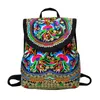 Outdoor Bags Vintage Embroidered Women Backpack Ethnic Travel Handbag Shoulder Bag Beautiful Suitable For Ladies And Girls