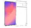 Étuis pour Google Pixel 6 6A 7 8 PRO TPU Silicone clair ajusté pare-chocs coque souple couverture arrière transparente