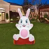 Party Decoration Easter Shaped Inflatable Model 12m rep hängande trädhänge Led Light Up Event Venue Rekvisita för utomhusparty PA8611061