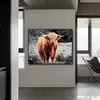 Verspil vee foto wilde dieren canvas schilderen gedrukte muurkunst voor woonkamer moderne decoratieve foto's home decor unframe