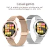 Mulheres Lady Smart Assista Luxury Gift Fashion Diamond Smartwatch para sua namorada Relógio Relógio Coração Monitor da pulseira FITN3663776