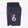 2022 Tasche stampate Pantaloncini da basket Team Short Sport Wear Pantaloni con città Blu Bianco Nero Rosso Viola Stampa di alta qualità 75 ° anniversario Diamante Taglia corta S - XXL