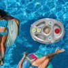 Summer Inflatable Float Beer Drinking Cooler Table Water Play Float Beer Tray Party Bucket Cup Holder for Swimming Pool Party 22066011391