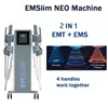 4 Handles EMS Slimming Machine HIEMT RF Muscle Building Equipment EMSlim Body Sculpt Fat Removal High Intensity Electro Magnetic Sculpting Beauty Instrument