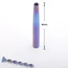 Silver Rainbow Titanium THE VORTEX STEM mit Intercooler Raucherzubehör für Dynavap
