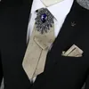 Noeuds papillon Style britannique coréen diamant cravate importé hommes décontracté et polyvalent costume d'affaires à la mode TieBow