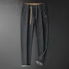 Autumn Jeans Men Loose Thick Harem Denim Trousers Zip Straight Elastic Waist Casual Men Designer Jeans for Men CX220401