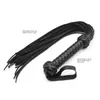 Braid Handle Leather Whip Adult Games Flogger BDSM Bondage Slave Fetish Spanking sexy Tools for Couples Erotic Toys Beauty Items