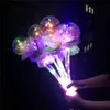 Magic Party Led Light Sticks Toy Star Love Heart Lollipop Fairy Wands Flashing Plastic Glow Sticks Concert Luminous Toys gift